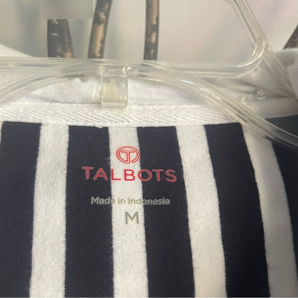 Talbots Striped Hooded Jacket - Picture 9 of 9